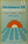 RUNES, D.D., (ED.) - Dictionary of philosophy.