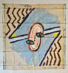 Reinier Lucassen (Amsterdam 1939 - ) - Head, denken is het oog.