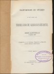  - Nasporingen en Studiën op het gebied der Nederlandsche Krijgsgeschiedenis