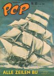Diverse  tekenaars - PEP 1965 nr. 50, stripweekblad, 11 december met o.a. DIVERSE STRIPS/FOTO + ARTIKEL BOB DYLAN/SONNY & CHER/DON MERCEDES/DONOVAN/JOAN BAEZ /ARENDSOOG (VERVOLGVERHAAL, ILLUSTRATIE HANS KRESSE)/HET ZEILSCHIP (COVER + 2 p.), goede staat