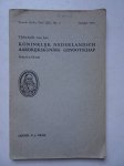  - Tijdschrift van het Koninklijk Nederlandsch Aardrijkskundig Genootschap, Amsterdam, tweede reeks, dl. LXX, no. 4, October 1953.