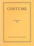 Diversen - Costume  The Journal of the Costume Society Number 36
