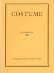 Diversen - Costume  The Journal of the Costume Society Number 36
