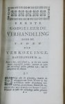 Stapfer, Joh.Fred. - Drie godgeleerde verhandelingen over de tyden der verkoelinge