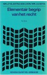 Glastra van Loon, Mr. JF en Nota, Mr. JA - Elementair begrip van het recht