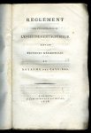 GEER, L. de (vertaling door) - Reglement op de inrigting van het Hooger Onderwijs in de Zuidelijke Provincien van het Koningrijk der Nederlanden