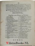 Hooghe, Romeyn de - Esopus in Europa.       -            Gedrukt na de Romeinsche Copy, en worden verkost t' Amsterdam, by Sebastiaan Petzold , op het Rokkin, in de drie Kroonen, 1701.
