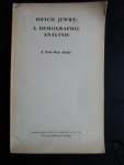 Vedder, A., Voorwoord - Dutch Jewry, A demographic analysis, A Post-War Study, reprint from Vol III & Vol IV, no 1 of the Jewish Journal of Sociology