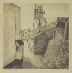 Voskuyl, Gijs J. - Vischpoort te Harderwijk.