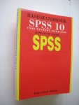 Vocht, A. de - Basishandboek SPSS 10  voor windows 98/ME/2000