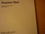Dvorak; Antonín (1841 – 1904) - Requiem Mass Op. 89; for soprano, alto, tenor & bass soli, SATB & Orchestra Dvorak; Antonín (1841 – 1904) - Requiem Mass Op. 89; for soprano, alto, tenor & bass soli, SATB & Orchestra