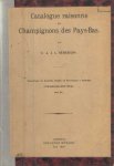 Oudemans, C.A.J.A. - Catalogue raisonné des champignons des Pays-Bas