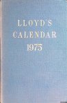 Vivian, Paul F. (editor) - Lloyd's Calendar 1975