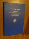 Legeza, Ireneus Laszlo - Guide to transliterated Chinese in the modern Peking dialect. II. Conversion tables of the outdated international and European individual systems with comparative tables of initials and finals.