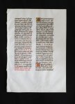  - Leaf on vellum from a French breviary, Tours ca. 1485