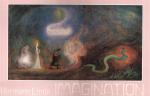 Linde, Hermann - Imagination. Goethes Märchen von der grünen Schlange, verwoben mit Rudolf Steiners "Pforte der Einweihung" in einer Folge von 12 farbigen Bildern.