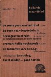 K.L. Poll (redactie) - Hollands Maandblad 218, september 1965, 7e jaargang