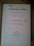 FREYCINET, Charles de (1828-1923) - Traité d'assainissement industriel