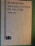 Romein. Jan - Grondstoffen en politiek