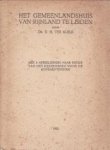 KUILE, DR. E.H. TER - Het Gemeenlandshuis van Rijnland te Leiden