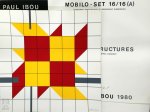 Paul Ibou - Quadri-Structures - A systematic geometric concept Mobilo - set 16/16 (A) : zeefdruk-seriegraphie-screenprint-siebdruck
