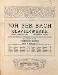Bach-Busoni: - Joh. Seb. Bach. Klavierwerke. Hrsg. von Ferruccio Busoni. Band XI. Konzerte nachn Benedetto Marcello, G. Ph. Telemann, A. Vivaldi u.A. Nr. 1-8 (Bruno Mugellini).