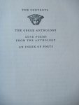 Clercq, Jacques le (vertaling) - Love poems from the Greek anthology