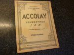 Accolay; Jean-Baptiste - Concertino Nr. 1 la mineur - a minor - a moll; voor: Viool, piano
