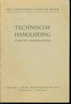 ( Nijborg, M. en H. E. Sondorp ) - technische handleiding voor de leerkrachten ( het zeepboekje voor de jeugd )