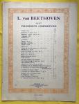  - Piano: Für Elise / L. van Beethoven select pianoforte compositions / druk 1