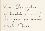 Dura, Carla - Vreemd gaan met het leven - Een gedichtencyclus rond koning Ludwig II van Beieren -- gesigneerd exemplaar