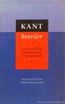 KANT, I., WEISCHEDEL, W., (RED.) - Kant-brevier. Een filosofisch leesboek voor vrije minuten. Uit het Duits vertaald door H. Driessen.