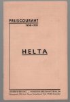 n.n - Prijscourant Helta 1950 - 1951 Leerbewerking - Handenarbeid materialen