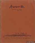 Diverse auteurs - Auroville. The first six years 1968-1974