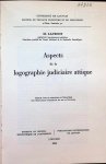 M. Lavency - Aspects de la logographie judiciaire attique