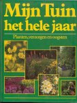 Auteur: Artia Verlag, Praha Rebo productions bv    met heel veel mooie foto's - MIJN TUIN HET HELE JAAR * grondsoorten met problemen en hoe die te verbeteren * zaaien en pikeren * broeibakken en tunnels * tuin met vaste planten * maar ook kropsla & komkommer of pompoenen