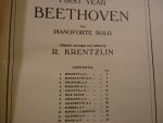 Beethoven / Schubert / Schumann; Mendelssohn - First Year Beethoven  //  Second Year Beethoven  //  First Year Schubert  // Second Year Schubert  //   First Year Mendelssohn  // First Year Shumann