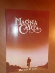 niet vermeld - Magna Carta. The first 25 years