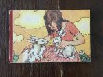  - Uitgave van Mulder & Zoon met meisje en 2 konijnen op voorplat (nr. 4270)