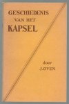 J Oyen - Geschiedenis van het kapsel