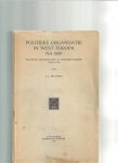Jong, J.J. de - Politieke organisatie in West Europa na 1800