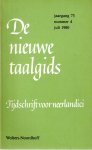 Sötemann, A.L. e.a. (redactie) - De nieuwe taalgids, jaargang 73, nummer 4, juli 1980
