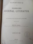 Kerl, Bruno - Repertorium der technischen Journal-Litteratur. Jahrgang 1879 + 1880 + 1881