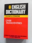 Patterson, R.F. - English Dictionary Clear & Concise over 30 000 Entries