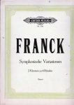 Franck Cecar - Symphonische Variationen 2 klavieren 4 handen