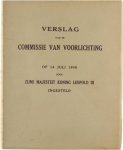 Devos L - Verslag van de Commissie van voorlichting op 14 Juli 1946 door ... koning Leopold III ingesteld