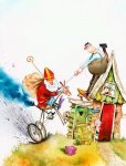 Dokkum, Marius van - Opa Jan helpt Sinterklaas