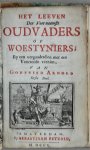 Arnold, Godfried - Het leeven der voornaamste oudvaders of woestyniers; By een vergaaderd en met een voorreede verzien, van Godfried Arnold. Eerste deel.