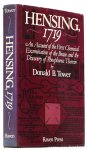 HENSING, J.T., TOWER, D.B. - Hensing, 1719. An account of the first chemical examination of the brain and the discovery of Phosphorus Therein. Set against the background of Europe in the 17th and early 18th centuries.  A source book in the history of neurochemistry.