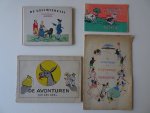 Diverse auteurs en illustratoren. - De geschiedenis van mijnheer Kardoes en Mejuffrouw Muizenschrik/ 't Avontuur van Piet Pelle op zyn Gazelle/ De Avonturen van Witneusje en Spikkelvel/ De avonturen van een ezel. 4 titels. Diverse auteurs en illustratoren. - De geschiedenis van mijnheer Kardoes en Mejuffrouw Muizenschrik/ 't Avontuur van Piet Pelle op zyn Gazelle/ De Avonturen van Witneusje en Spikkelvel/ De avonturen van een ezel. 4 titels.